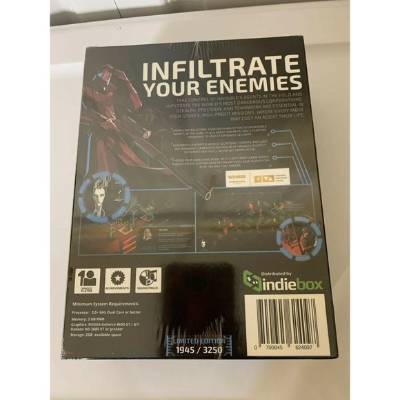 New Invisible Inc Limited Edition from Indiebox - Numbered‎ & Sealed - Picture 7 of 7